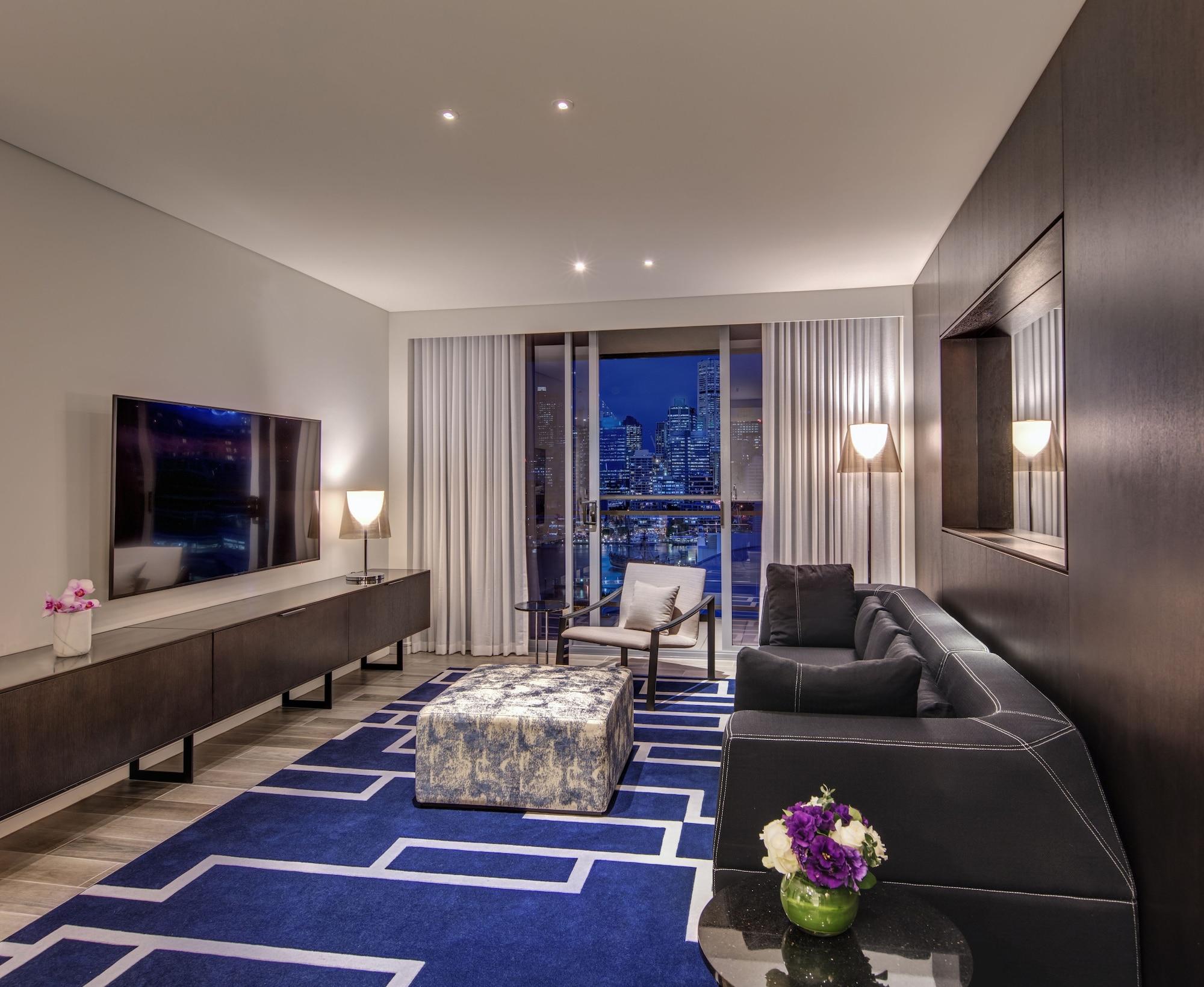 The Star Grand Hotel And Residences Sydney Kültér fotó Living room