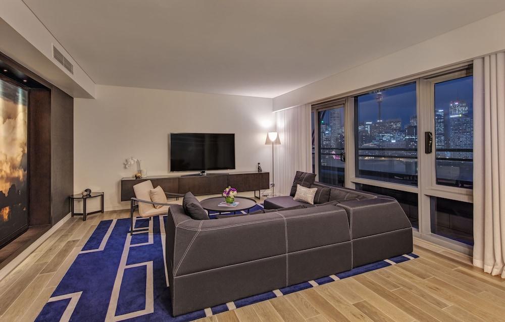 The Star Grand Hotel And Residences Sydney Kültér fotó Living room