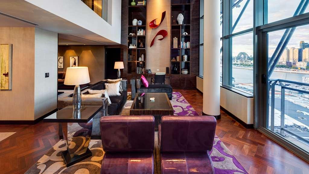The Star Grand Hotel And Residences Sydney Szoba fotó The interior of the lounge