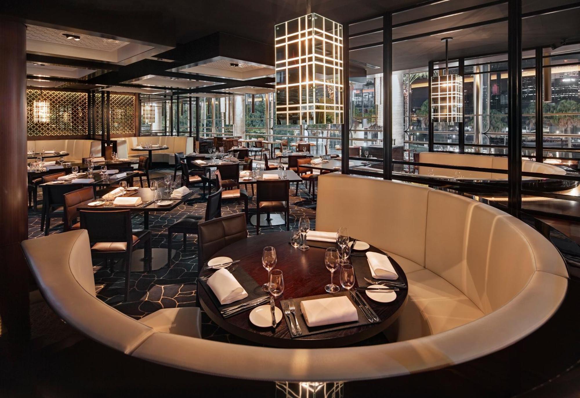 The Star Grand Hotel And Residences Sydney Kültér fotó Interior of the restaurant