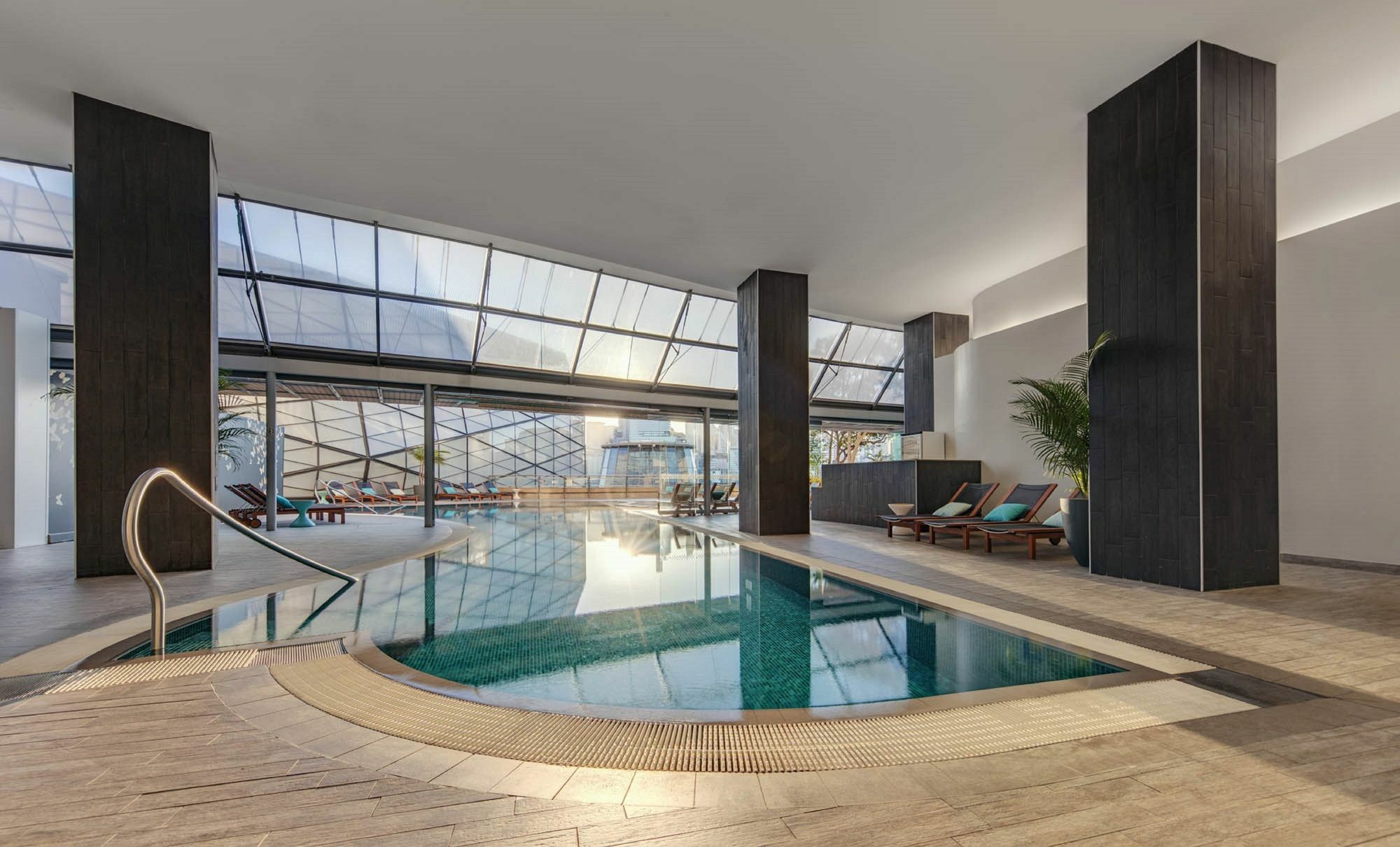 The Star Grand Hotel And Residences Sydney Kültér fotó The pool at the 2018-opened hotel