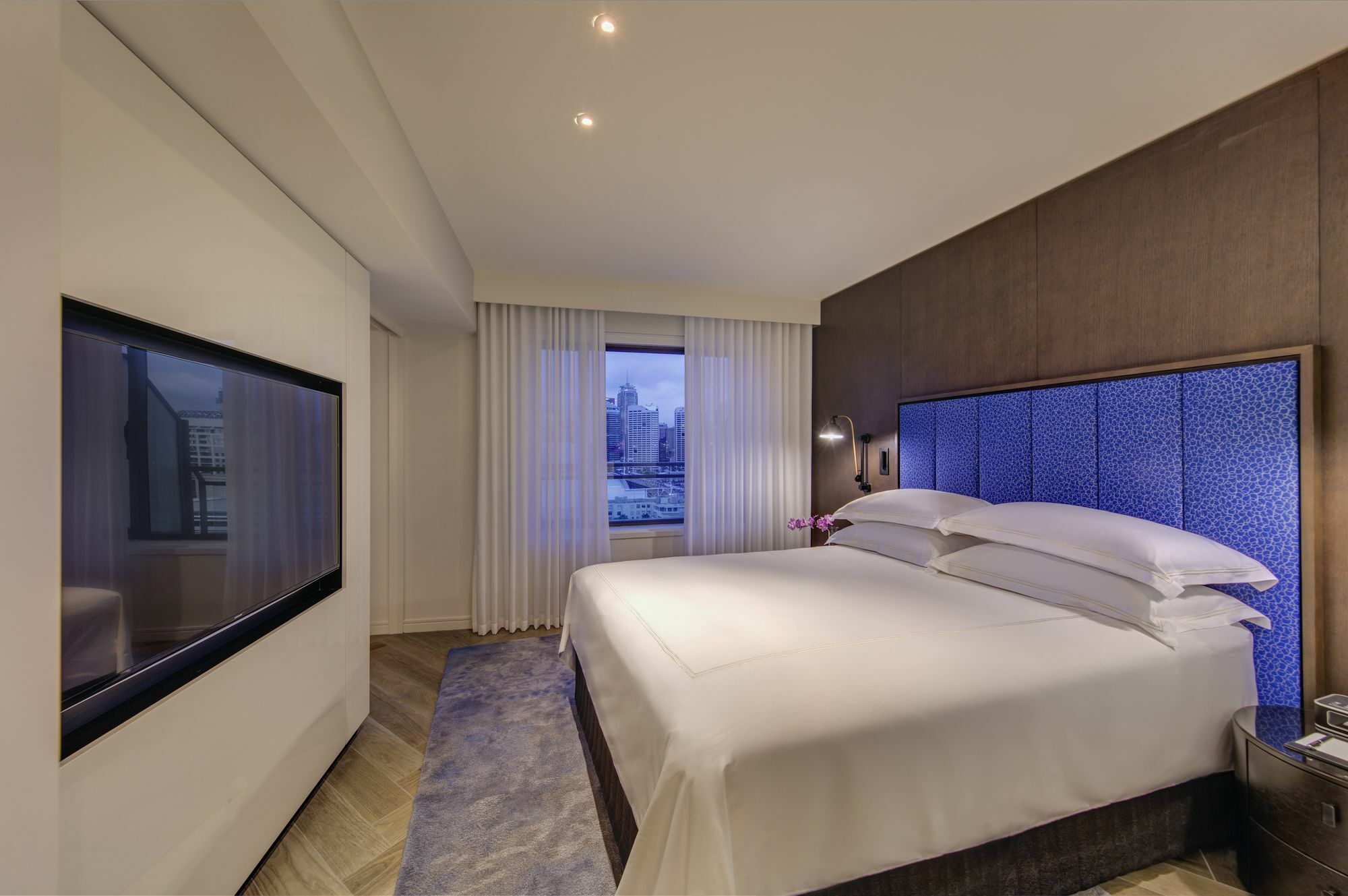 The Star Grand Hotel And Residences Sydney Kültér fotó A bedroom at the hotel