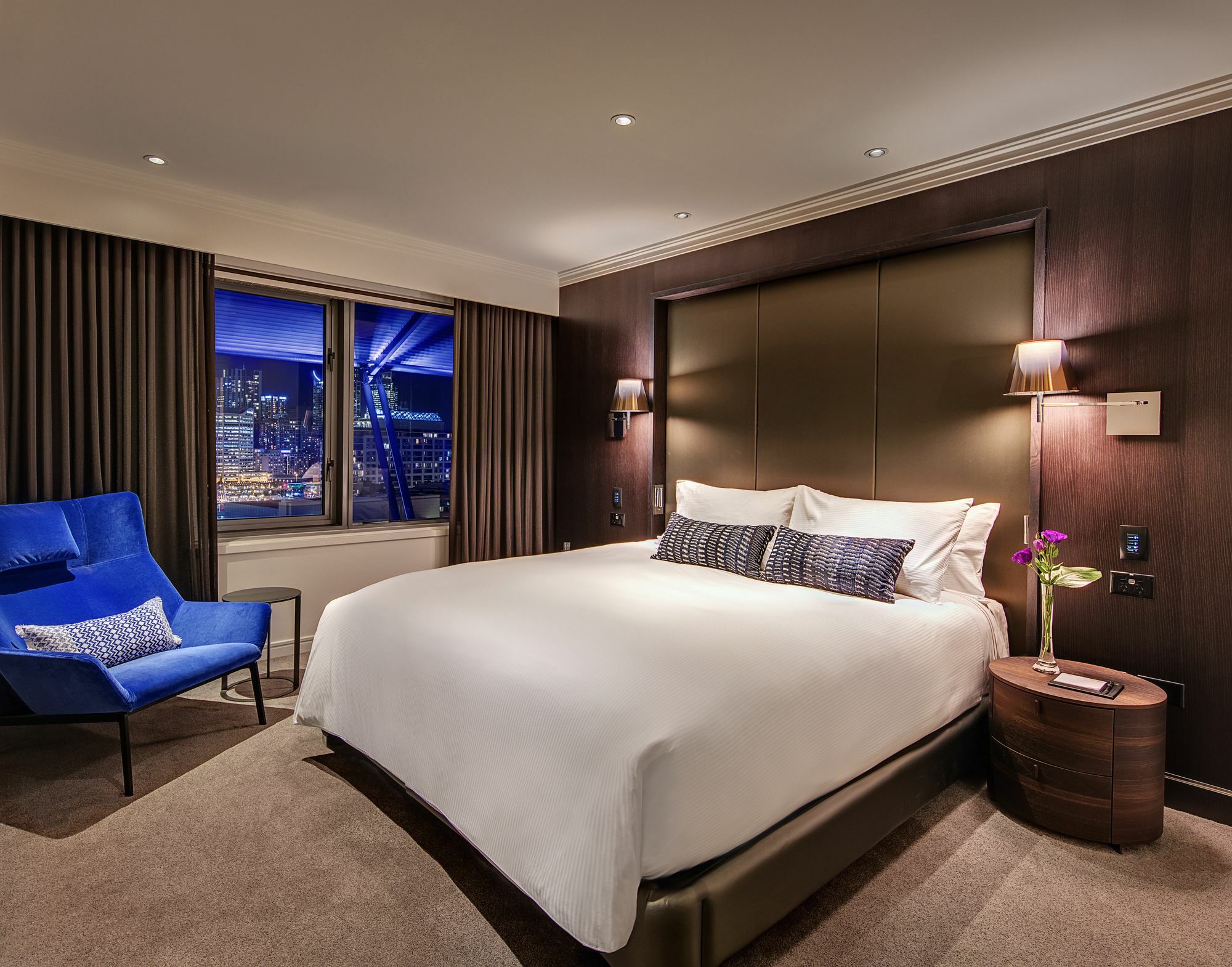 The Star Grand Hotel And Residences Sydney Kültér fotó A bedroom at the hotel